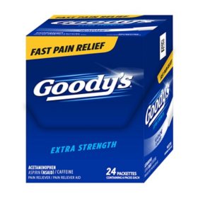 Goody's Extra Strength Pain Relief Powders, 6 packets/ pk., 24 pk.		 		 		 		 		 		