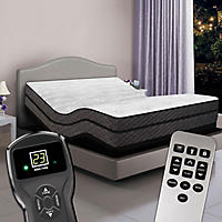 Shop Visions Queen Digital Pillowtop Air Bed and Premium Adjustable Powerbase.