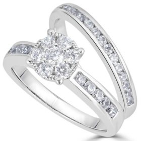 Bridal Sets Diamond Engagement Wedding Ring Sets Sam s Club