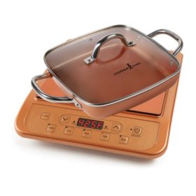 Copper Chef Induction Cooktop With 11 Casserole Pan Assorted