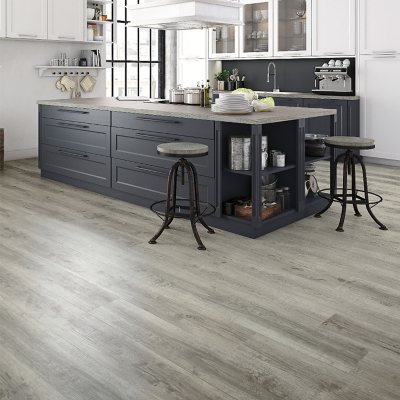 Select Surfaces Harbor Gray Rigid Core Vinyl Plank Flooring 3