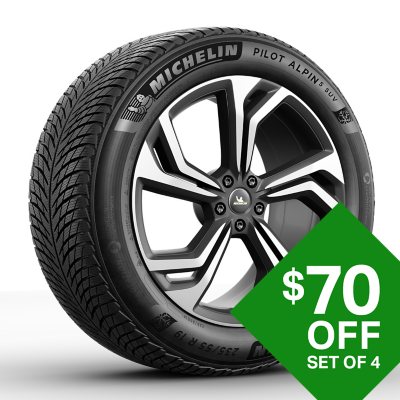 Michelin Pilot Alpin 5 SUV ZP - 225/60R18/XL 104H Tire - Sam's Club