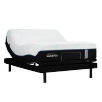 TEMPUR-LuxeAdapt Soft Pressure-relieving and Ultra-conforming 13" Split King Mattress and TEMPUR-Ergo Extend Power Base Set