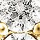 Yellow, variant on 0.08 CT. T.W. Diamond Cross Pendant in 14K Gold
