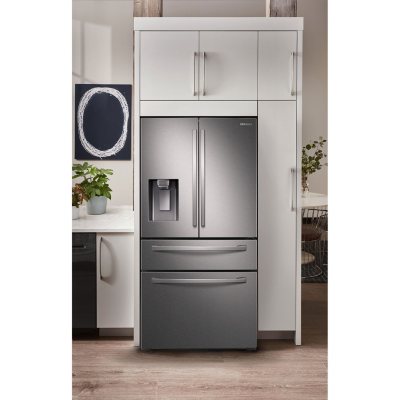 Stainless Steel 28 cu. ft. 4-Door French Door Fridge with FlexZone Drawer