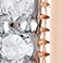 Rose, variant on 0.22 CT. T.W. Inside Outside Diamond Hoop Earrings in 14K Gold