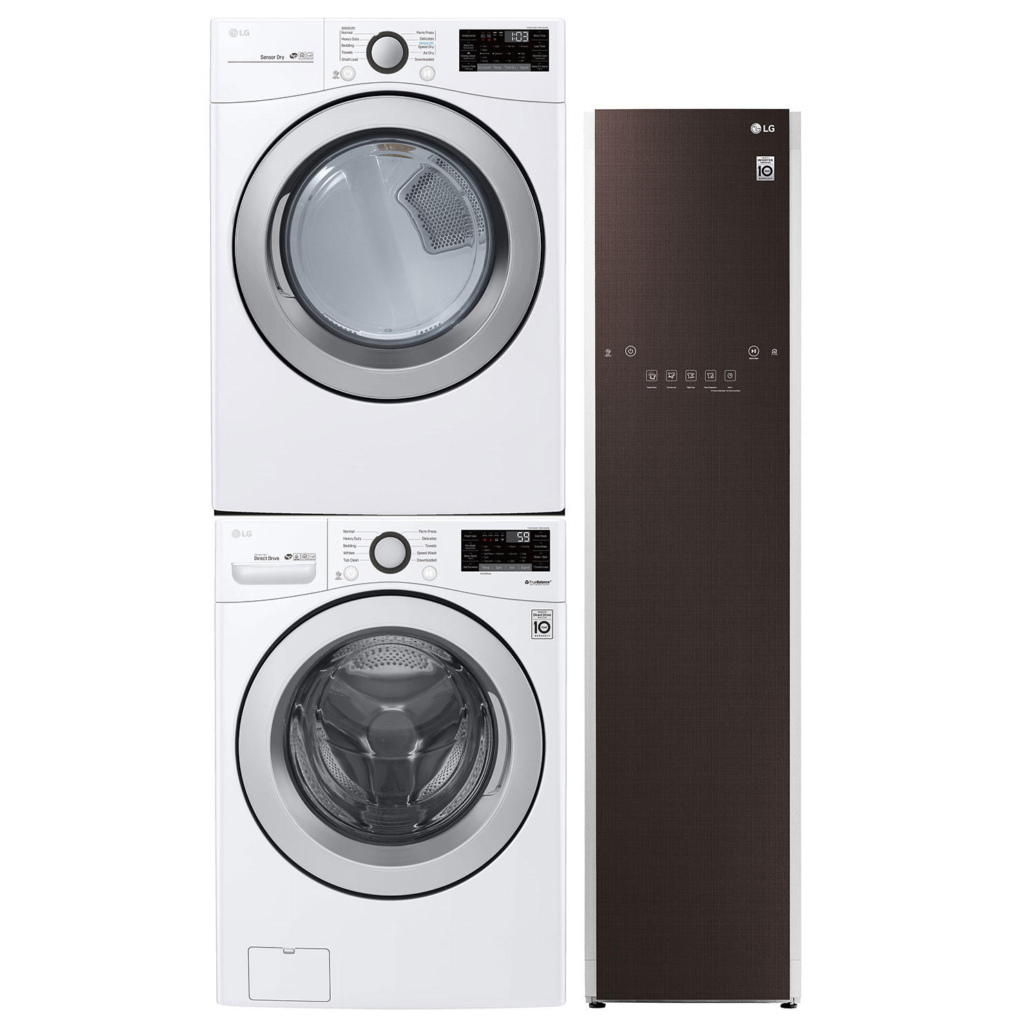 LG Stackable Ultimate Laundry Suite in White