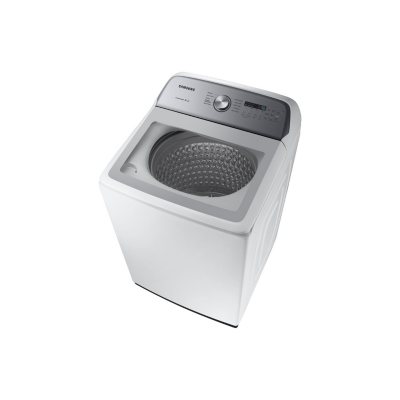 Samsung 5.0 Cu. Ft. High-Efficiency Top Load Washer with Active WaterJet  White WA50R5200AW/US - Best Buy