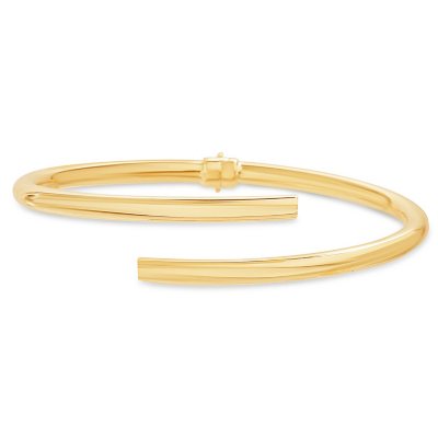 14K Yellow Gold Hinged Bangle - 100% Exclusive