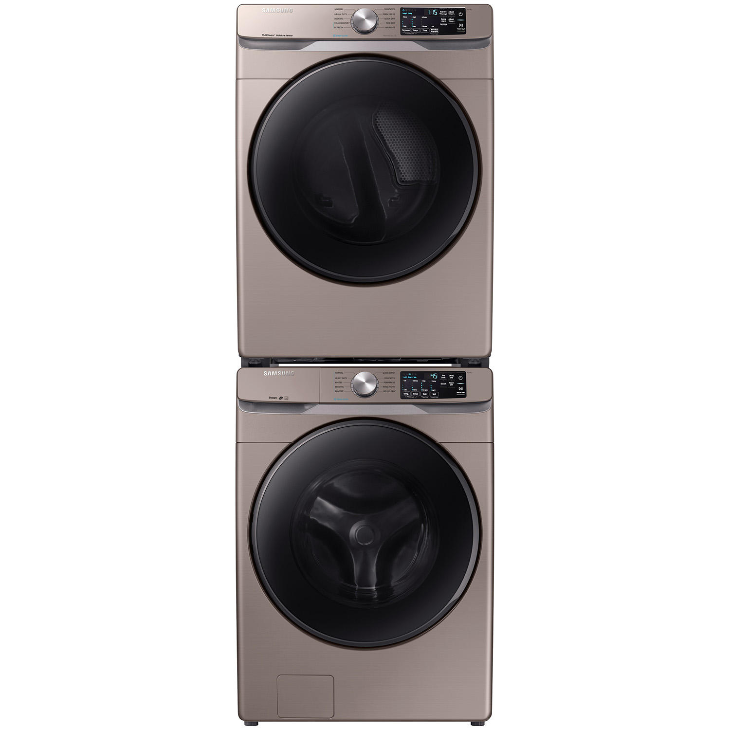 SAMSUNG WF45R6100 4.5 cu. ft. Front Load Washer with Steam and Samsung DV45R6100 Dryer