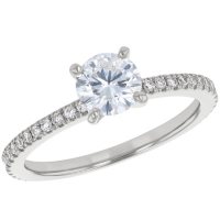S Collection Bridal 1 CT. T.W. Diamond Ring In 14K Gold (I1, H-I)