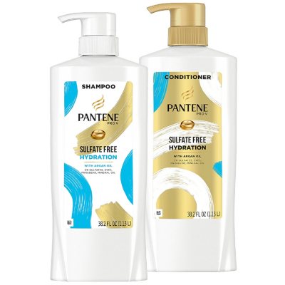 Pantene Pro-V Sulfate Free Hydration Shampoo and Conditioner with Argan ...