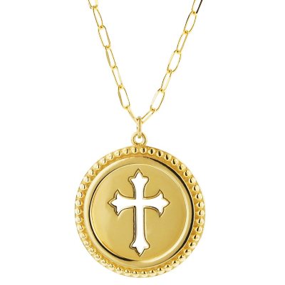 Sam's club gold on sale cross necklace