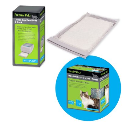 PP LITTER BUNDLE PADS AND CRYSTAL - Sam's Club