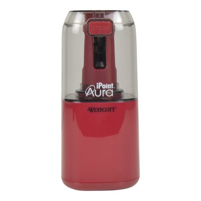 Westcott Ipoint Aura Ti NonStick Electric Pencil Sharpener, Black