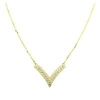 14k Gold Wire Necklace