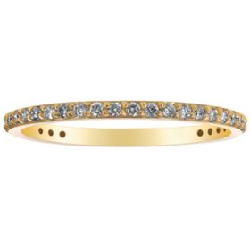 S Collection 1/3 CT. TW Diamond Eternity Band in 14K Gold