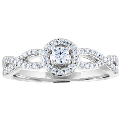 0.25 CT. T.W. Diamond Engagement Ring in 14K Gold - Sam's Club