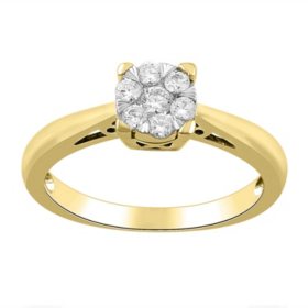 0.23 CT. T.W. Diamond Ring in 14K Gold