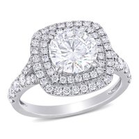 Allura 2.79 CT. T.W. Diamond Double Halo Engagement Ring in 14k White Gold