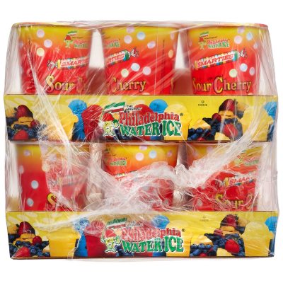 Philadelphia Water Ice Cups, Cherry (8 fl. oz. ea., 12 ct.) - Sam's Club