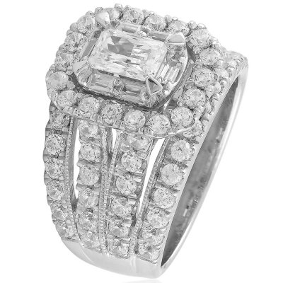 2.95 CT. T.W. Diamond Ring in 14k White Gold