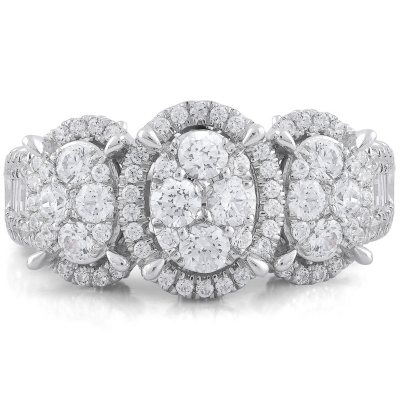 1.95 CT. T.W. Diamond Ring in 14k White Gold - Sam's Club