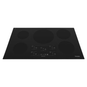 Thor Kitchen 36 Glass Induction Cooktop In Black With 5 Elements