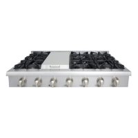 Thor Kitchen 48" Gas Rangetop in Stainless Steel with 6 Burners and Griddle