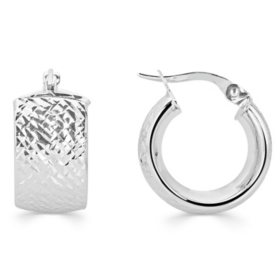 Huggie Hoop Earrings in 14K Gold