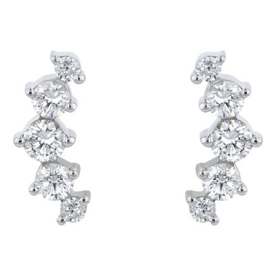 White gold clearance ear climbers