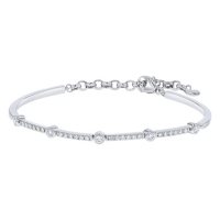 S Collection 3/4 CT. T.W. Diamond Bracelet in 14K White Gold