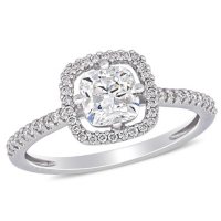 Allura 1.17 CT. T.W. Diamond Halo Engagement Ring in 14k White Gold