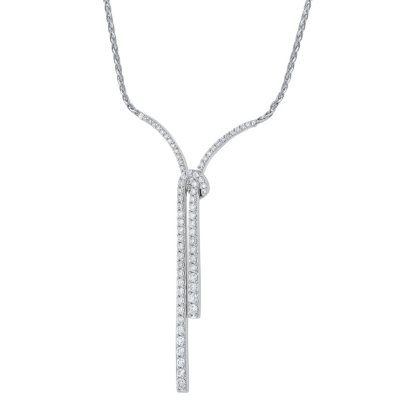 Sam's club sale white gold necklace