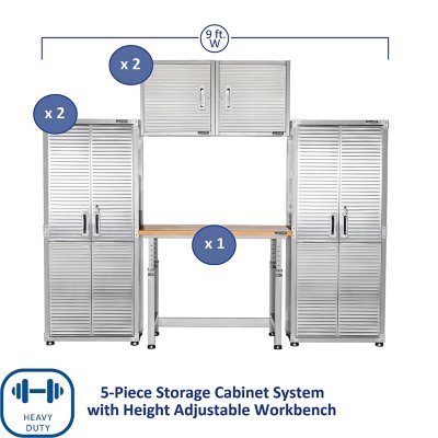 Seville Classics UltraHD Heavy Duty Rolling Cabinet Workbench