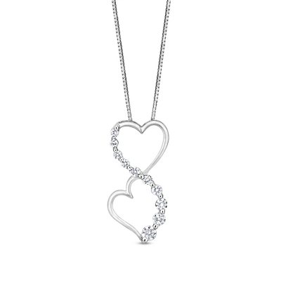 1-1/2 Ct. T.W. Diamond Heart Pendant in 14K Gold (I/I1)