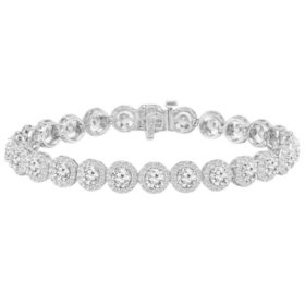 10.00 CT. T.W. Diamond Frame Line Bracelet in 14K Gold
