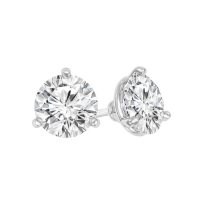 2.00 CT. T.W. Diamond Martini-Set Stud Earrings in 14K Gold