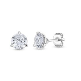 0.23 CT. T.W. Diamond Martini-Set Stud Earrings in 14K Gold