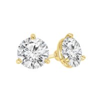 0.50 CT. T.W. Diamond Martini-Set Stud Earrings in 14K Gold