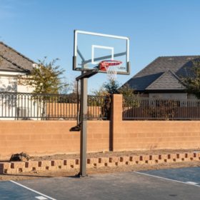 Lifetime Mammoth Bolt Down Basketball Hoop 60-Inch Tempered Glass