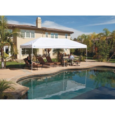 Z-Shade 10' x 20' Complete Everest Instant Canopy with Z-Shade 10' x 20' Complete Everest Instant Canopy with