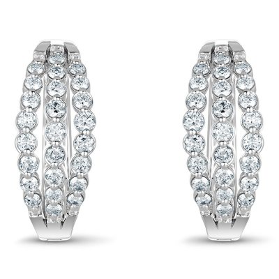 Sam's club store diamond hoop earrings