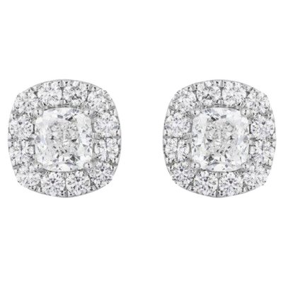Superior Quality VS Collection 3.0 CT. T.W. Cushion Shaped Diamond Halo ...