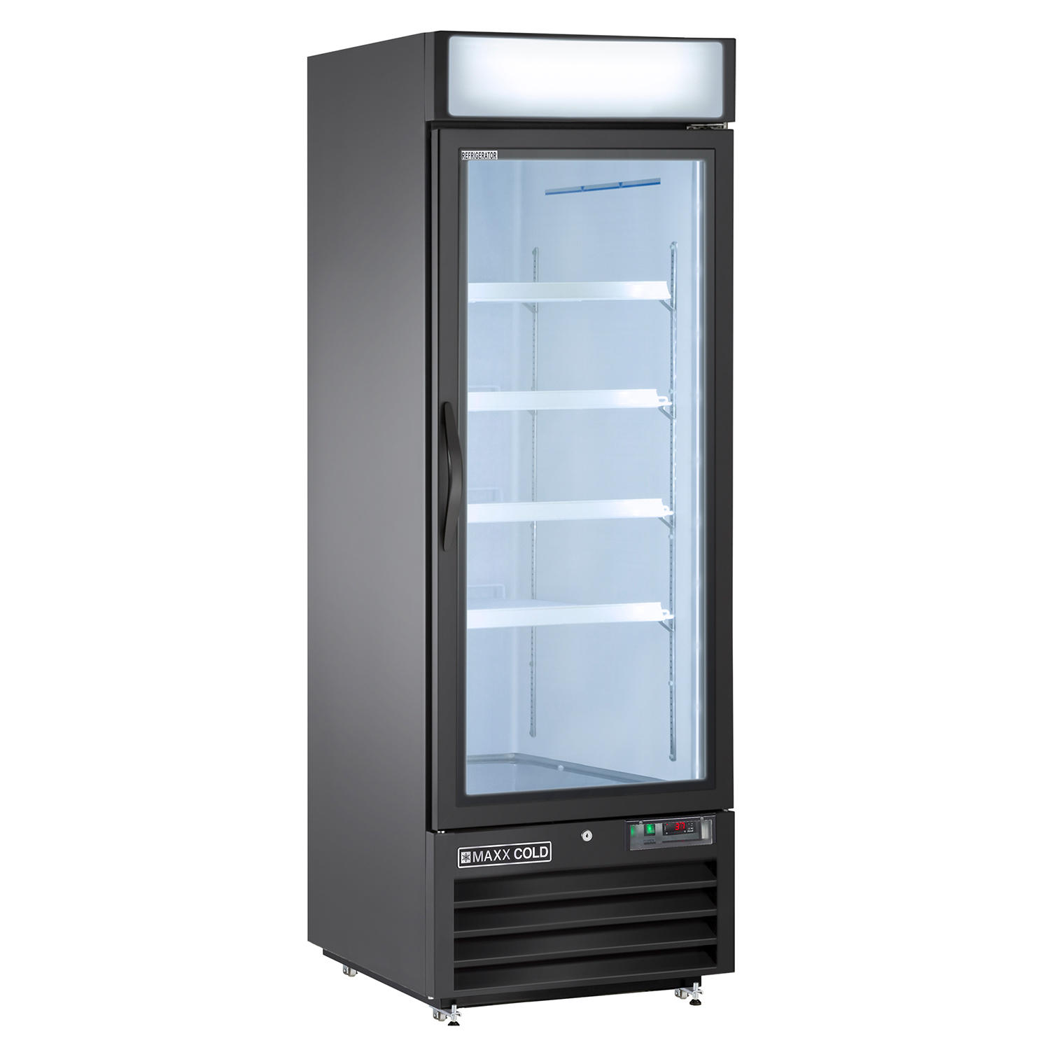 Maxxium X-Series Merchandiser Refrigerator with Glass Door (23 cu. ft.) - Liftgate