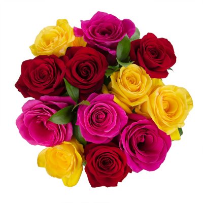 Premium Rainbow Rose Bouquet (12 stem) - Sam's Club