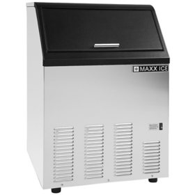 Maxx Ice Freestanding Icemaker in Stainless Steel 130 lbs.