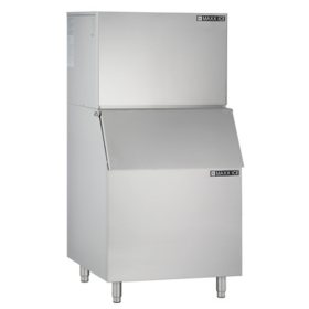Maxx Ice 30" Modular Stainless Steel Commercial Ice Machine, 450 lb.