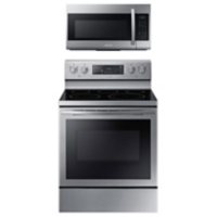 Samsung Cooking Bundle with 5.9 cu. ft. Freestanding Electric Range with Air Fry & Convection - Stainless Steel