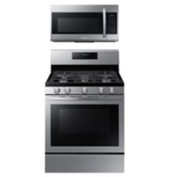 Samsung Cooking Bundle with 5.8 cu. ft. Freestanding Gas Range with Air Fry & Convection - Stainless Steel